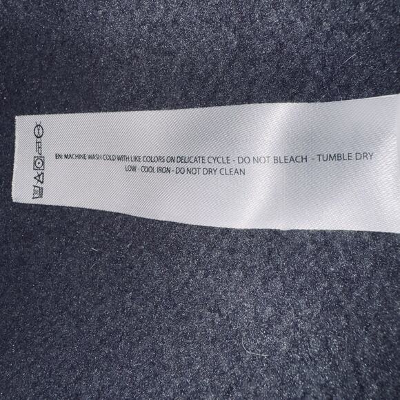 Ariat Shoulder Zip Asymmetrical Women Medium Blue Long Sleeve Preppy Equestrian - Picture 9 of 10